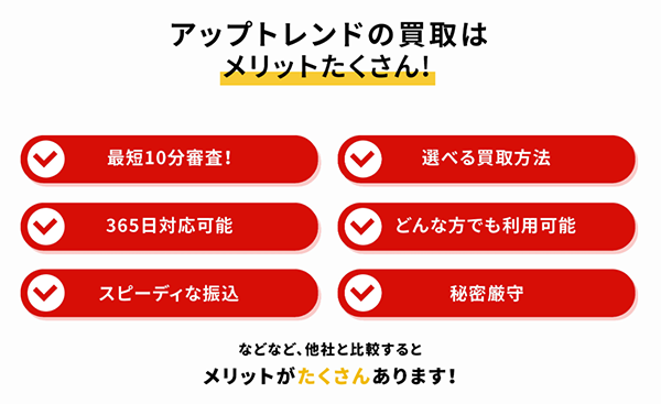 UPTREND(アップトレンド)の特徴